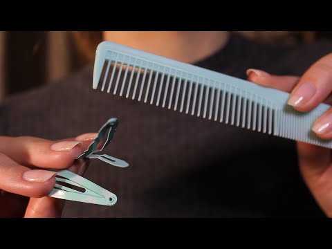 ASMR On The Back Of Your Head 💆‍♀️ Hair brushing, scalp massage, clips (no talking, layered sounds)