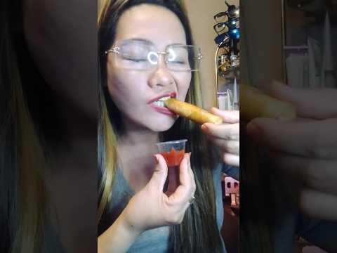 CRISPY EGGROLLS #mukbang #shortsfeed #food #foodie #everyone