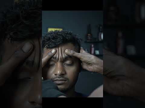 Old School Head Massage ASMR #shorts