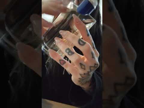 cologne bottle ASMR