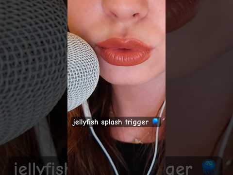 ASMR Jellyfish Splash Trigger 🪼 Up Close Whispers & Hand Movements #asmr