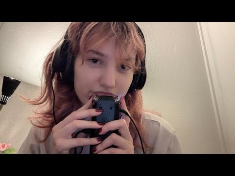 tascam mic touching, scratching and tapping + yapping even though I said I would be quiet ASMR