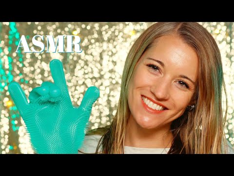 Glove Sounds are Squishy, Squeaky, Slippery and Sleeeeeepyyyyy 🧤ASMR 🧼 4K 🎥 Binaural 🎧