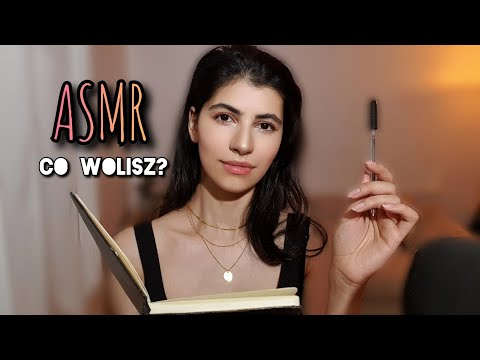 ASMR po polsku ZADAJĘ CI PYTANIA ruchy dłoni, tapping, dźwięki długopisu