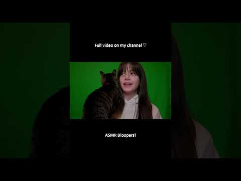 ASMR | Bloopers With My Cat! ─♡─ #asmr #asmrroleplay #cats