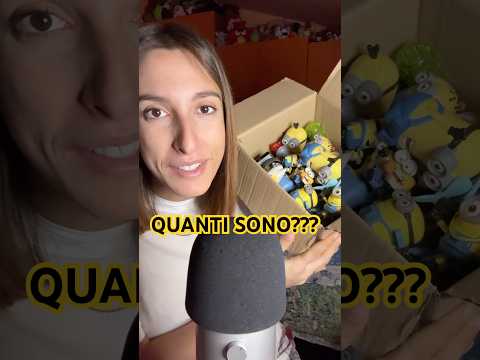MA QUANTI SONO?? 🤯 COLLEZIONE MINIONS #asmrita #minions #asmrshorts