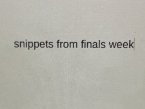asmr finals week! lofi asmr