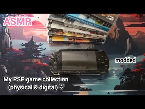 ASMR My PSP game collection ♡