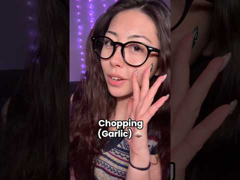 Trying Berlin ASMR’s Chopping (garlic) trigger #asmr