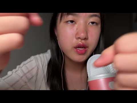 ASMR Coconut rain & Plucking away negative energy