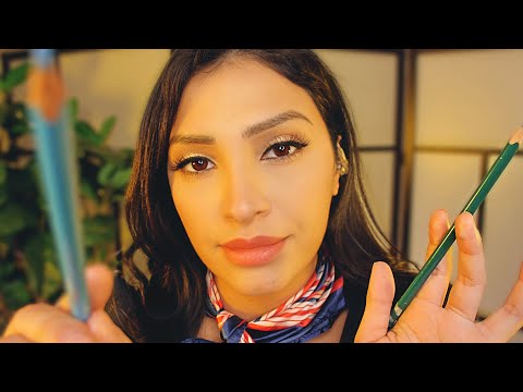 ASMR Odd Artist | Drawing On You While You Sleep