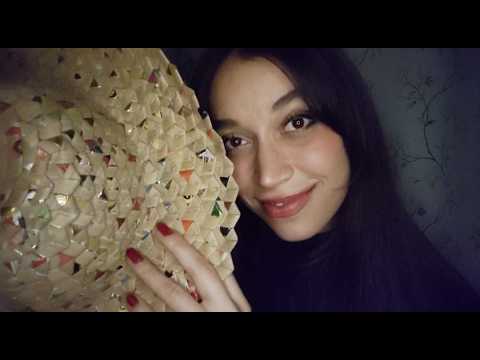 Fazendo asmr em um legítimo chapéu de palha - para derreter o cérebro