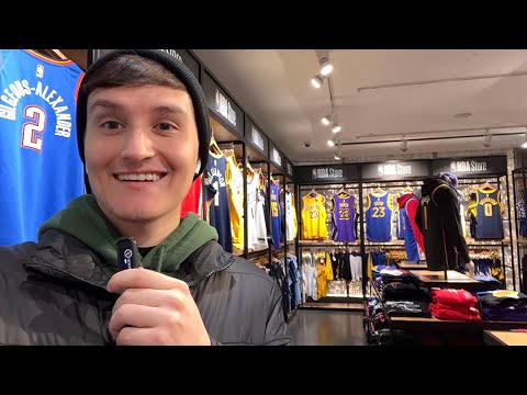 ASMR At The NBA Store 🏀💤 (public asmr)