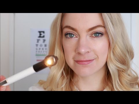 ASMR School Nurse Eye Exam (New Zealand Accent)