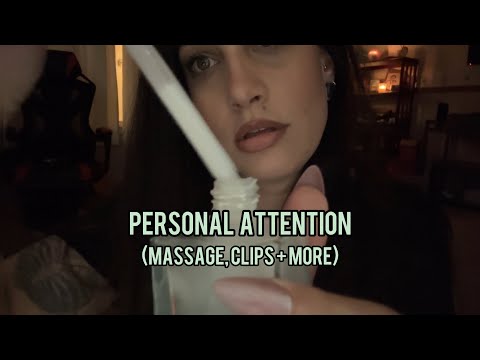 Fast Aggressive ASMR Personal Attention & Hand Movements (massage, scalp scratching+)