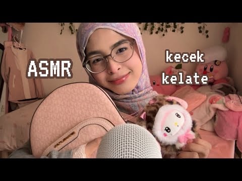 ASMR Gapo Dalam Beg Sayo? (What's In My Bag Kelatey Version) 😖🎀