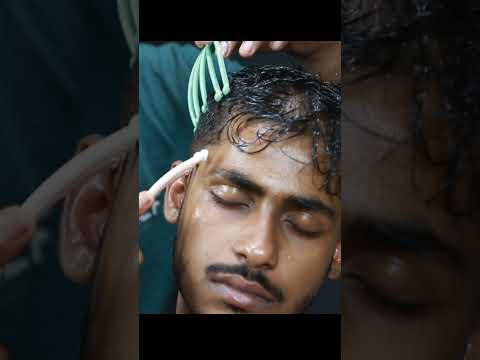 Super Satisfying Neck Cracking Rolling Comb Head Massage ASMR #shorts #satisfying