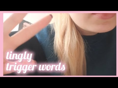 lofi asmr | trigger words that actually give me tingles 🥰 [tracing and inaudiable whispering]