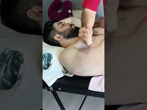 ASMR CHEST AMAZING MASTER MASSAGE  #massage #easyturkish #relax #chest  #massager #chiropractor