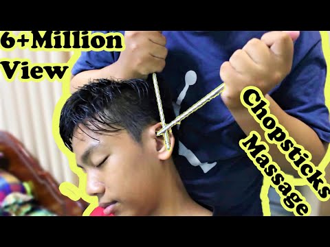 Relaxing Head Massage with stick again - Intense ASMR