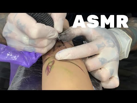 ASMR APLICADO FAZENDO TATUAGEM