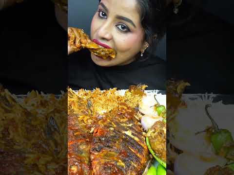 ASMR Eating Spicy Mutton Tambda Rassa,Chicken Rara Curry,Fish Fry,Rice Big Bites ASMR Eating Mukbang