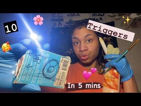 ASMR - 10 Triggers in 5 Minutes (Autumn)