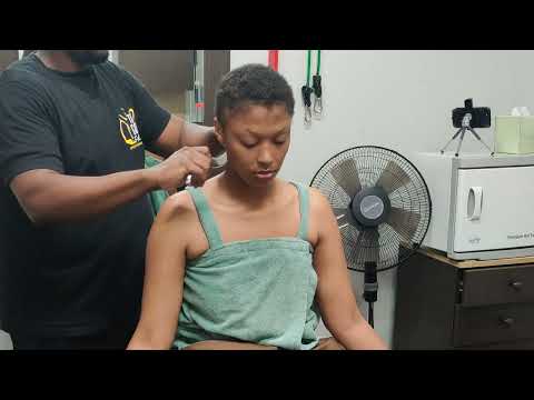 Upright Female Sports Massage