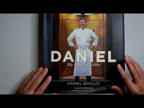ASMR Choosing a Recipe and Cookbook Perusal - Daniel Boulud