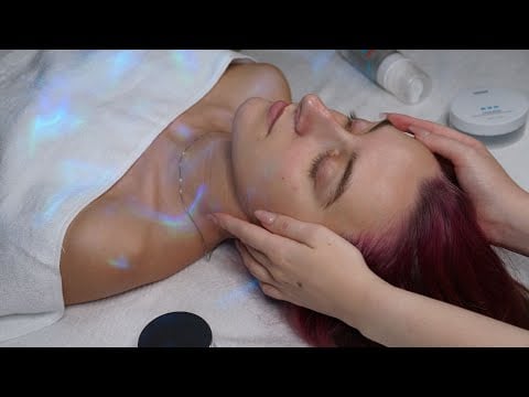 [ASMR] 💙 Relaxing Spa and Skin Cleansing on a Real Person | Soft Spoken, Face Massage, Face Care
