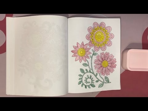 ASMR Finishing Elena Bogdanovych's Amazing Swirls Coloring Book For Adults