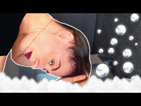 [ASMR] Bathroom Sink Hair Wash | Suds & Shampoo Sounds !! ✨