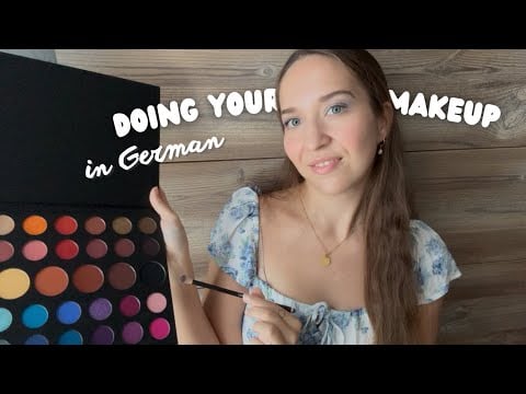 ASMR Doing Your Makeup In German 🦋 | Ich schminke dich 💄 (Makeup Roleplay auf Deutsch)