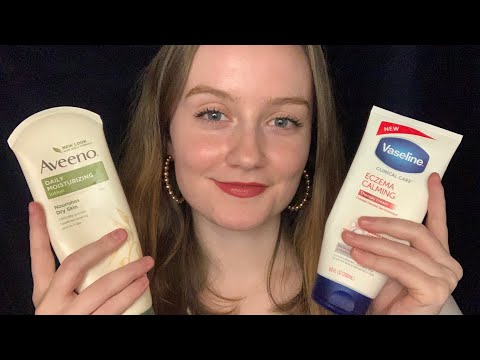 ASMR| Lotion Massage + Lotion Sounds! Tapping on the Lotion Bottle