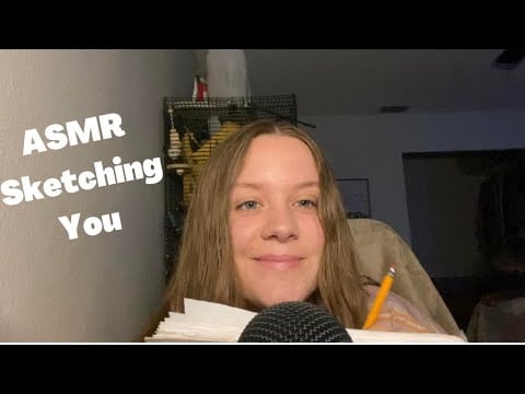 ASMR Sketching You in 3 Minutes (Fast)
