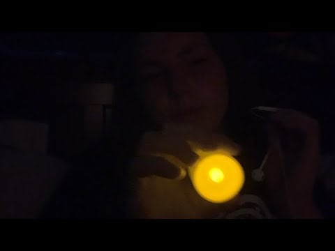 Asmr | LOFI Follow The Light | Whispering & Mouth Sounds (Dark Lighting & iphone mic)