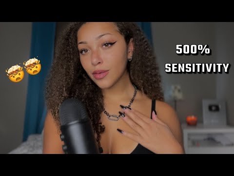 500% SENSITIVITY ASMR 🤯| Audible & Inaudible Whispering