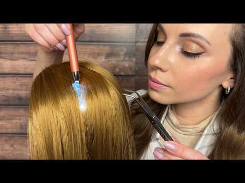 АСМР На Приеме у Трихолога • Осмотр и Уход • ASMR Doctor