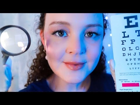ASMR Eye Exam Roleplay, Soft Spoken