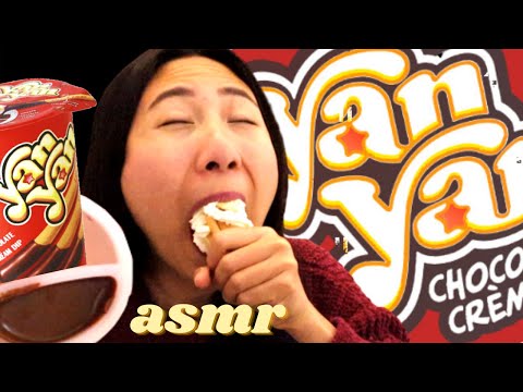 *Real ASMR JAPANESE SNACK 🇯🇵 YANYAN BISCUIT STICKS | Sleep & Tingles