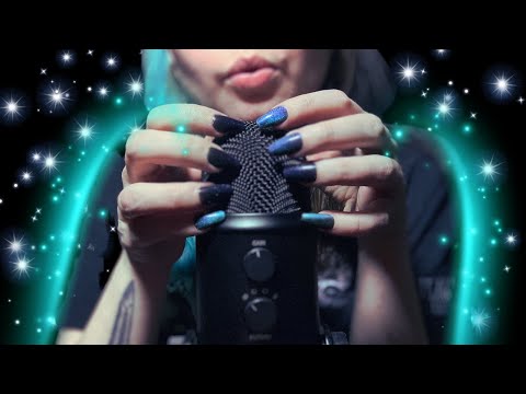 ASMR Gentle Bare Mic Scratching & Soothing Whispers for Deep Relaxation