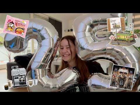 [ASMR] WHAT I GOT FOR MY 25TH BIRTHDAY 🩷 | Meine Geburtstagsgeschenke | ASMR Marlife