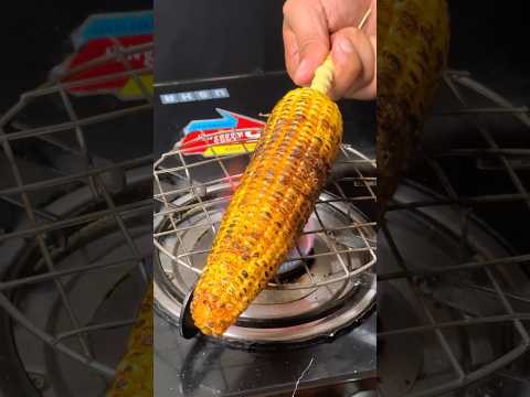 roasted corn recipe ASMR #shorts #shortsfeed #indianasmrworld #food