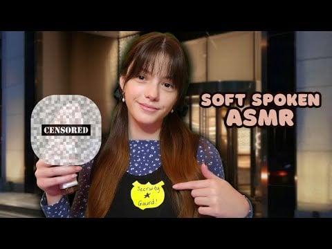 ASMR | Ditsy Security Guard Takes Her Job WAY Too Seriously 😋👮🏻‍♀️