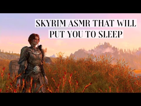 Skyrim ASMR 🐉 Whispering SUPER CLOSE in Your Ears ✨ Facts About Skyrim