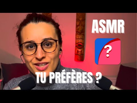 ASMR FR | DÉTENTE AVEC LE JEU TU PRÉFÈRES 🥰