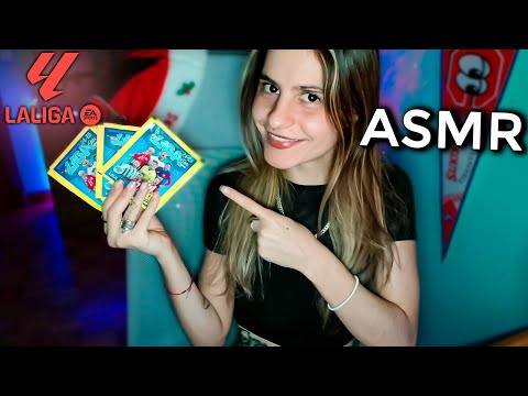 ASMR - Apertura de CROMOS de FÚTBOL ⚽ La LIGA ⚽ | ASMR ESPAÑOL