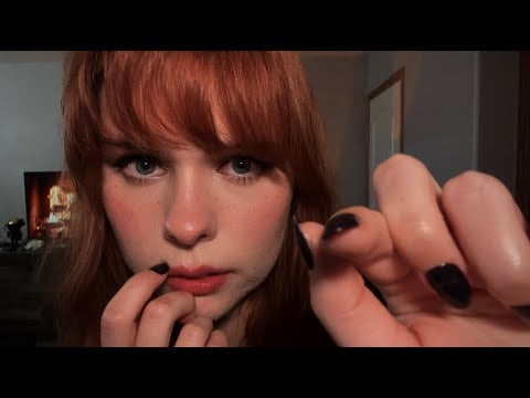 ASMR Normal Human Has To Touch Your Face (Not a Stalker) Camera Tapping