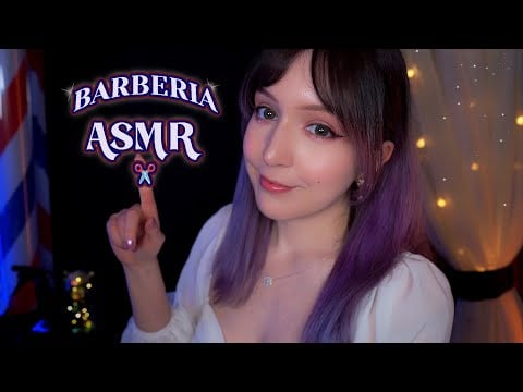 ⭐ASMR BARBERÍA de Medianoche 🌌✂️ Visagismo, Corte y Afeitado Para Dormir Profundo