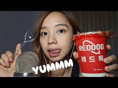 ASMR Rose Tteokbokki Eating Sounds 🌶️🧀 (Highly Requested)